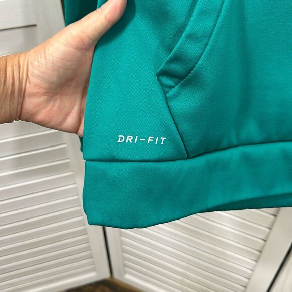 Nike Hoodie XL Dri-Fit Teal Green - Picture 7 of 11